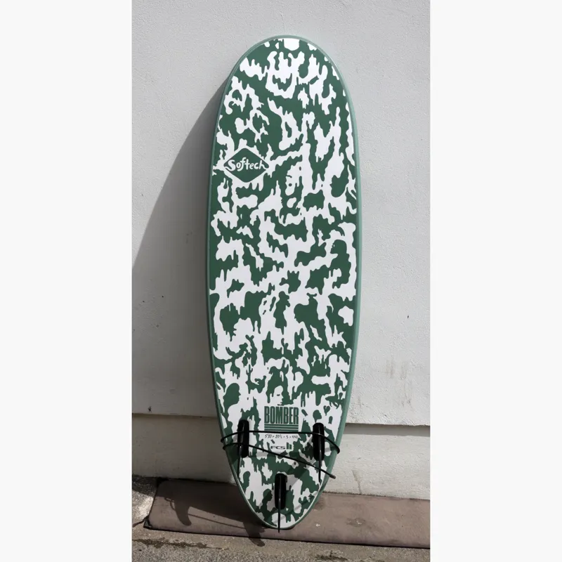 Demo Softech Bomber 5'10 Green/White-1